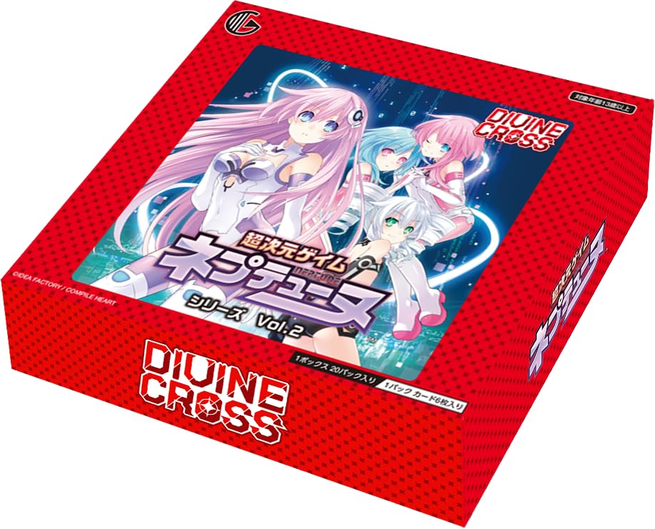 Коробка TCG Neptunia Series DIVINE CROSS Vol.2, 20 пачек