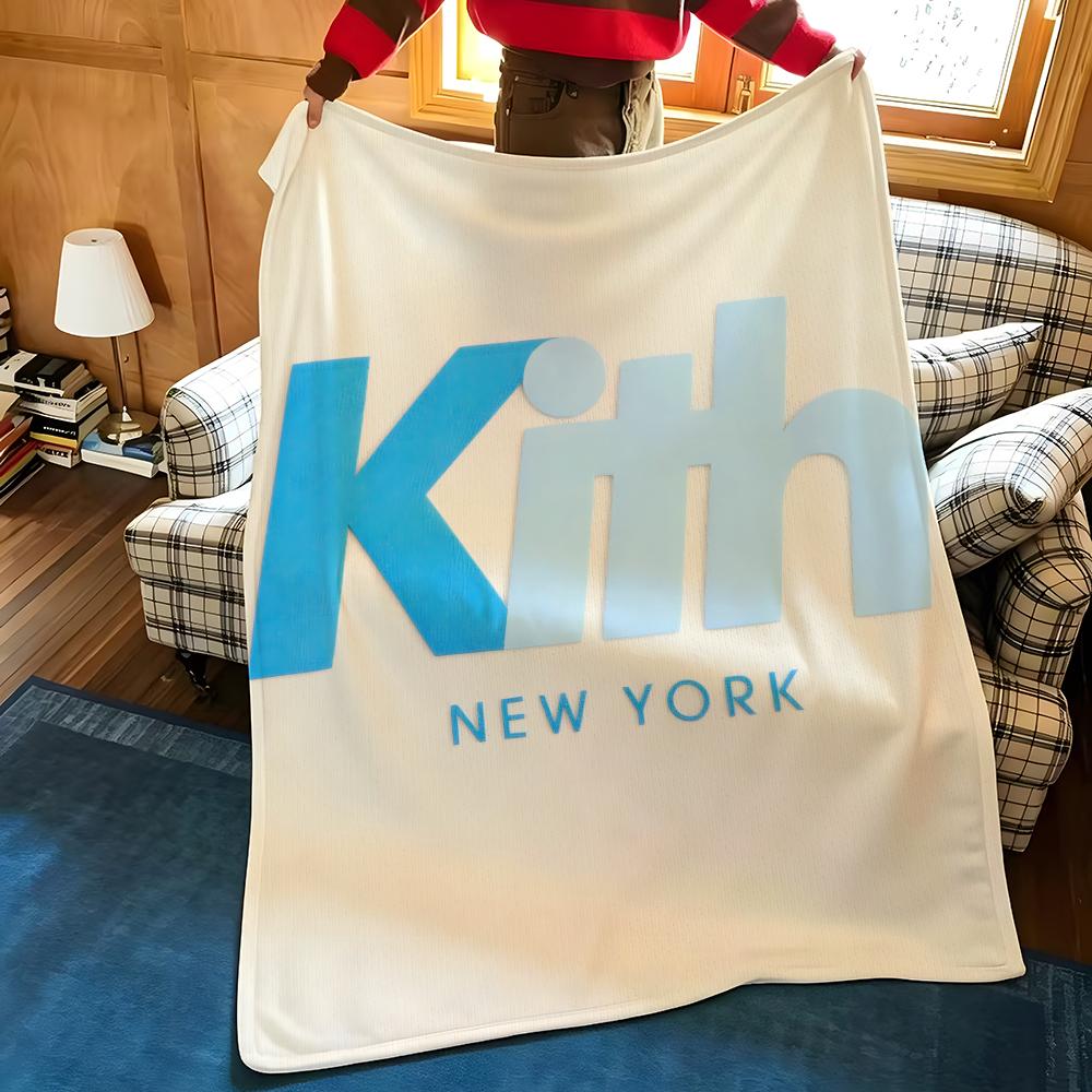 Character k-kith kith-h Throw Flannel Blanket Suitable for Sofas Beds Offices Travel, Camping Chairs