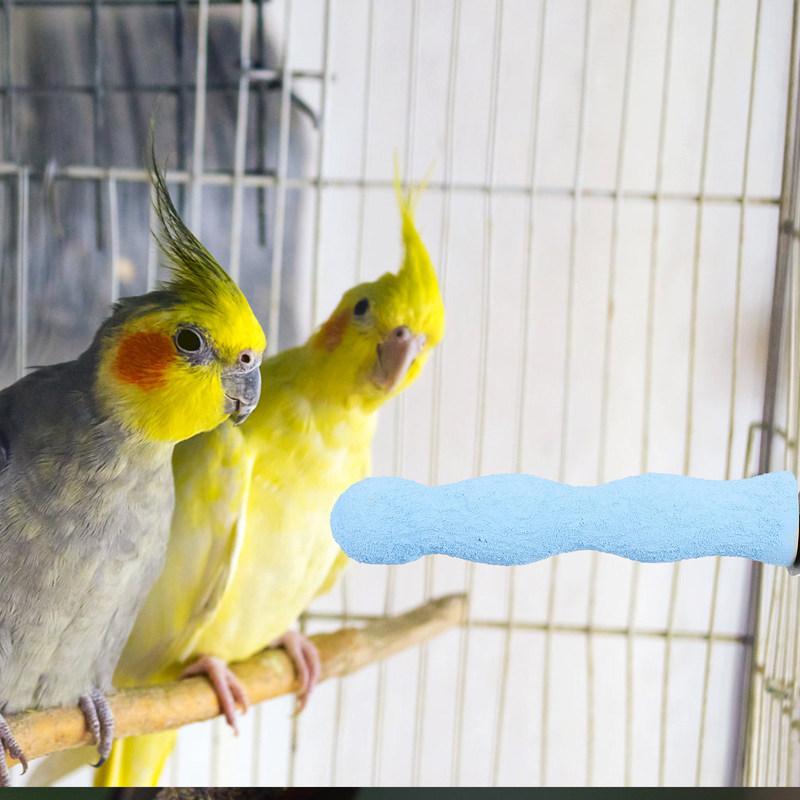 Parrot Perch Natural Wood Stand Stick Sturdy Claw Grinding Stick for Bird Cage Rest Play Increase Activity Bird Cage Perch Wood
