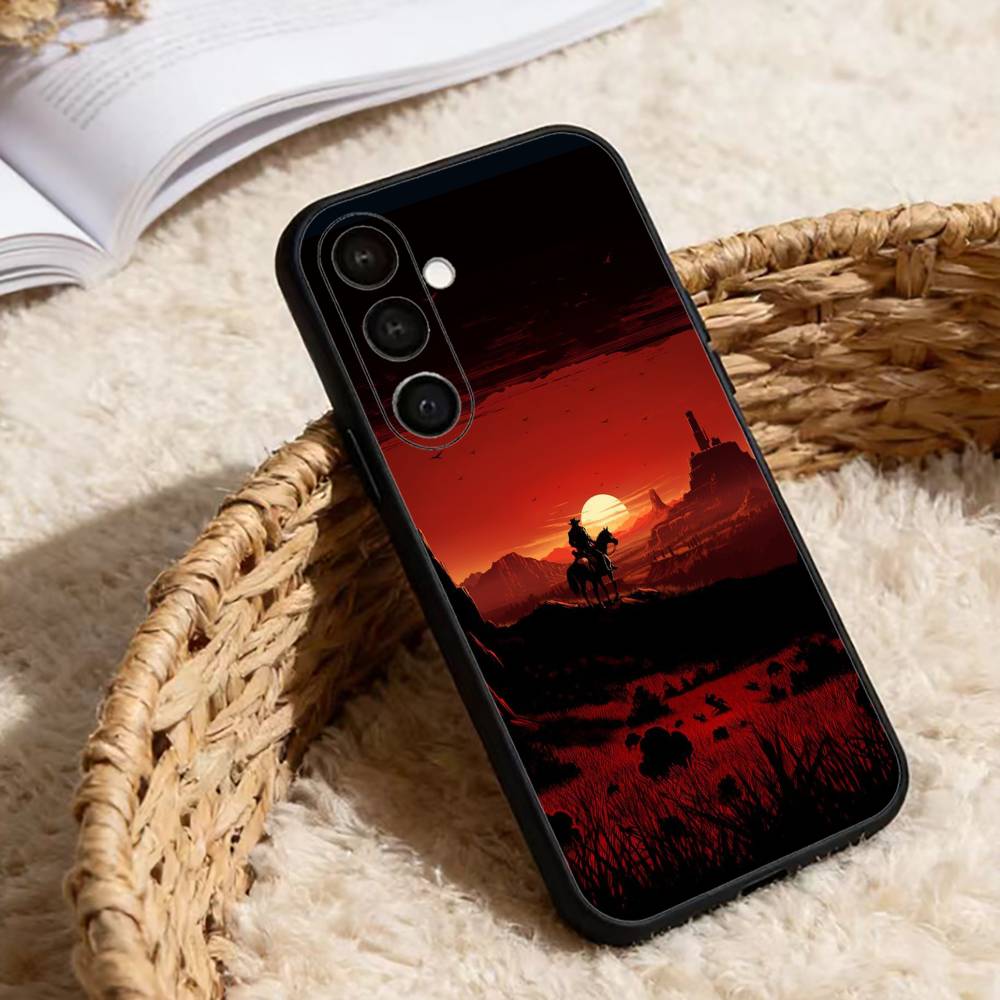 Game Red Dead R-Redemption Phone Case For Samsung Galaxy A13,21s,22,31,32,52,53,71,72,73,Soft Black Cover