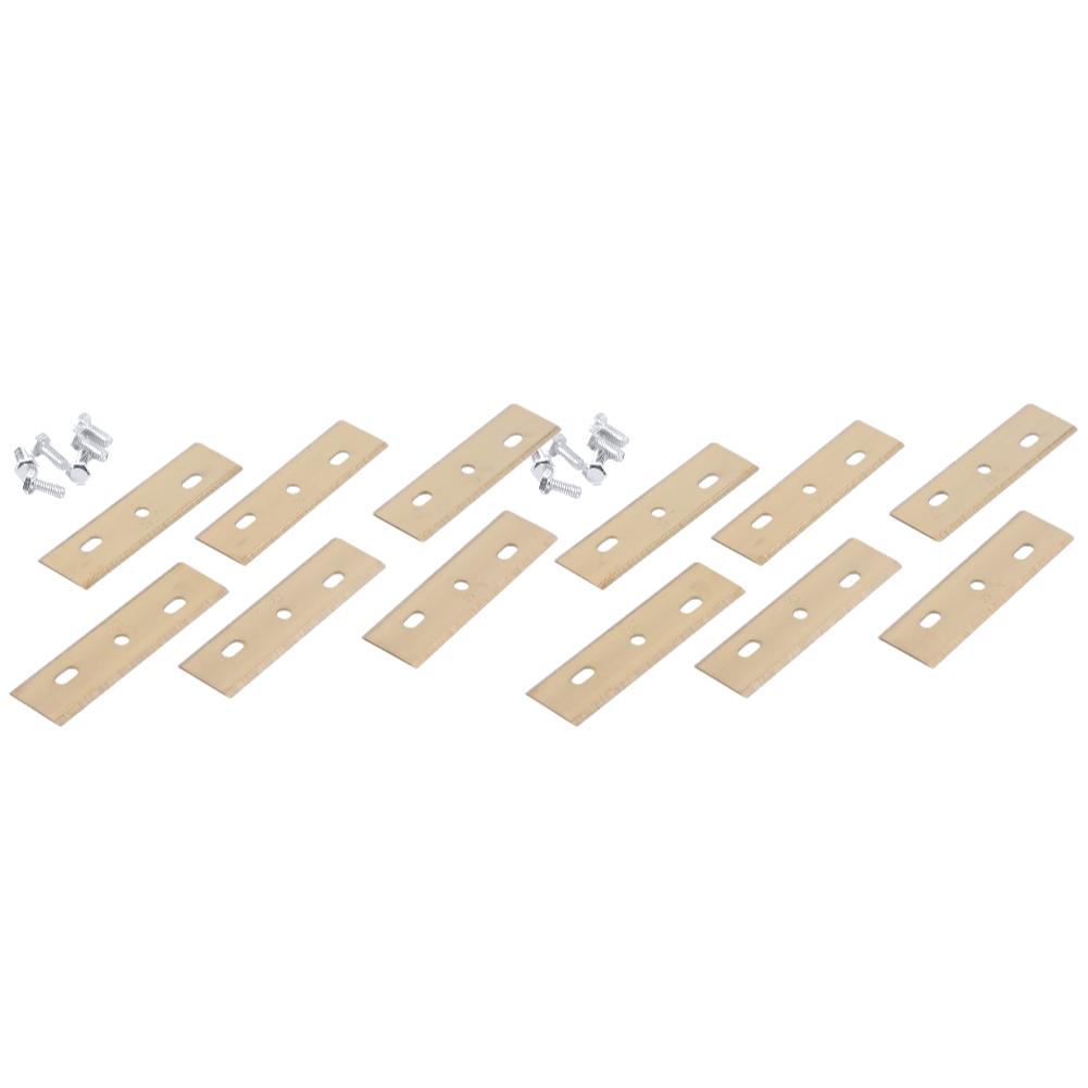 6 Pack Lawn Robot Blade with Screw Accessories Stainless Steel Lawn Mower Cutting Blade Replacement for ALKO Robolinho Lawnmower