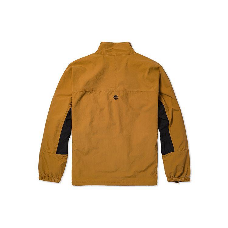Timberland Color Block Half Zip Stand Collar Jacket Unisex Jacket Wheat A5VDF-P47