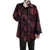 Men's Chic Retro Abstract Print Long Sleeve Shirt Jacket – Nightclub Style
