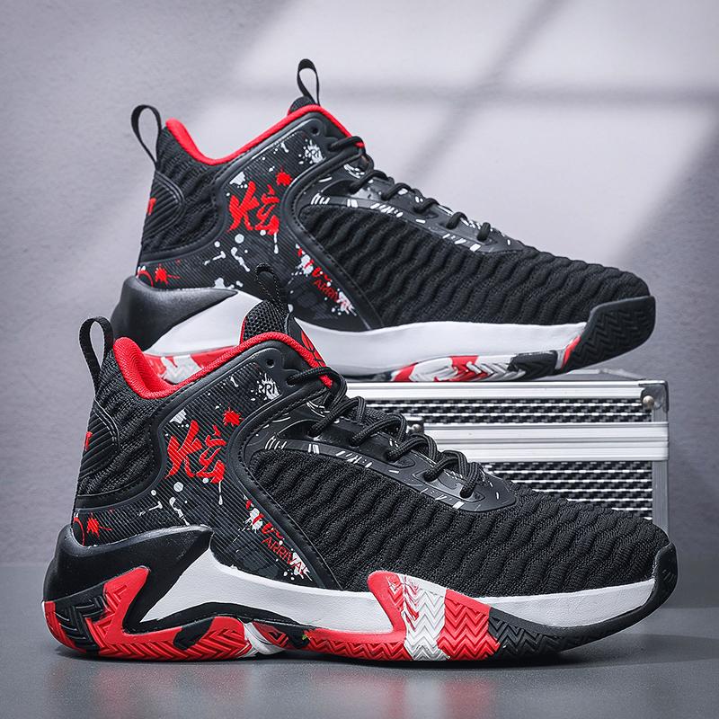 Big Size 49 50 51 Basketball Shoes Men Breathable Outdoor Sports Shoes High Top Sneakers Training Athletic wear-resistant