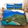 Cartoon Beach Car Duvet Cover Set 3d Digital Printing Polyester Comforter Cover King Queen Full Size for Kids Girls Bedding Set