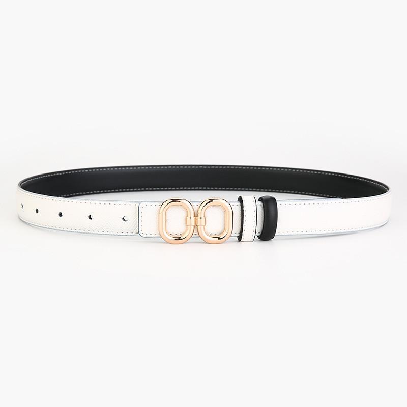 Leather Womens Waist Belt With Alloy Buckle For Office Wear And Daily Fashion