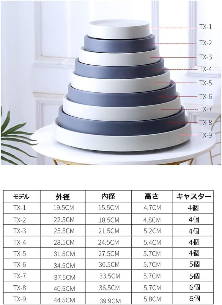 ETRAVEL Flower Pot Stand with Casters can be Flower Planter Pot Gardening Pot Holder Easy to For Air Round Diameter Casters, hidden, Stand, Stand,