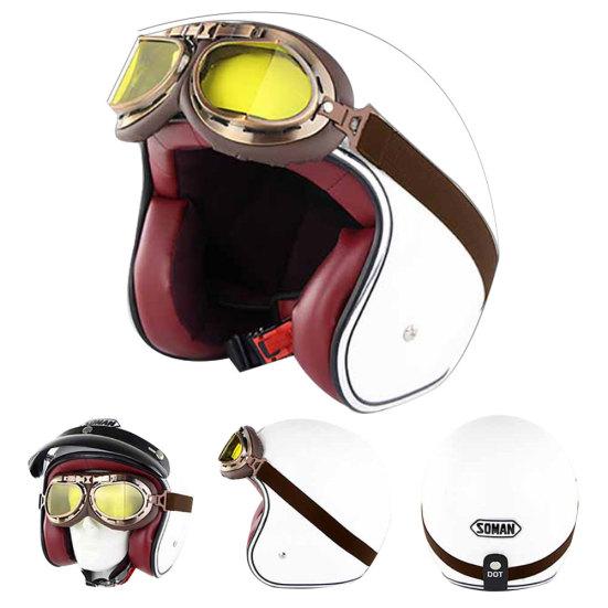 Cappello di sicurezza per mezzo casco da moto da uomo e da donna