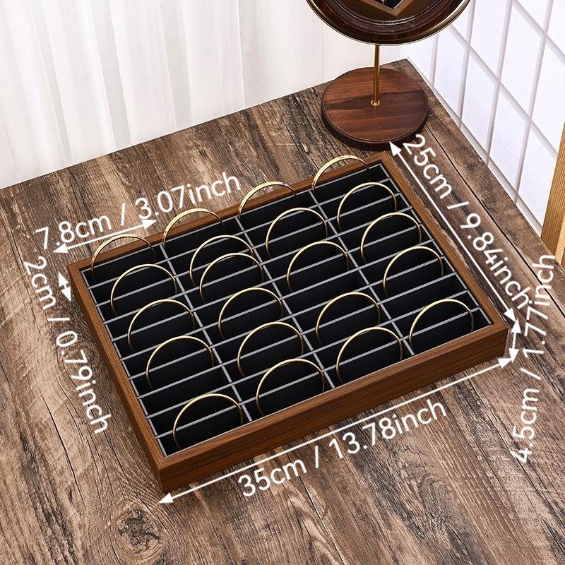Rings Jewelry Storage Tray Multiple Bracelet Organizer Pallet Counter Ring Display Salver Jewellery Trinket Displays Pallet