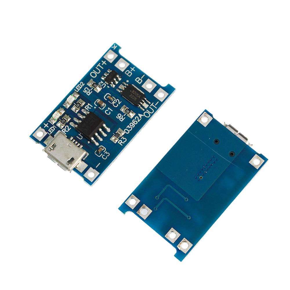 5/10pcs 5V 1A 18650 Lithium Battery Charging Board PLR TP4056 Lithium Charge Module Mini / Micro USB / Type C With Protect