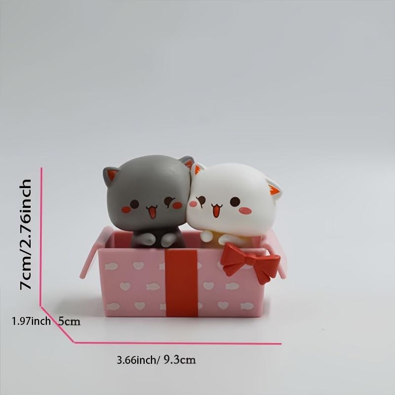 8pcs Cat Ornaments for Bedroom Desk Decorations Cute Cat Car Decoration Dashboard Decoration Mini Sweet Cat Ornament Perfectly Suitable