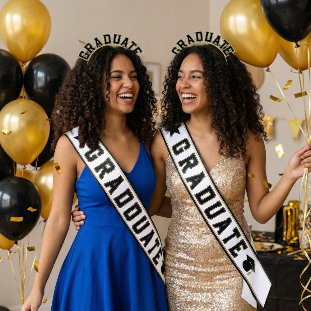 Graduation Theme Graduation Sash Kit Class of 2026 Graduate Sash Belts Etiquette Belt School Party