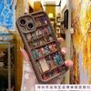 Retro Book Bookshelf for iPhone16 Mobile Phone Case Apple 13/14 New 15promax Silicone 11 Soft