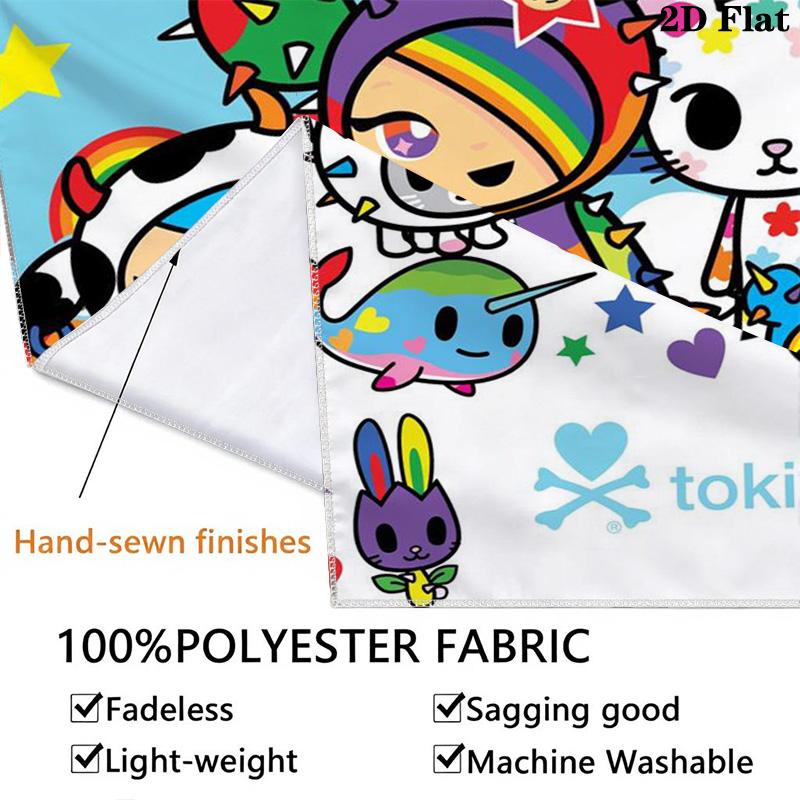 Tokidoki Pattern Home Decor Tapestry, Wall Hanging, Decorative RV Wall Cloth.XGT0914025