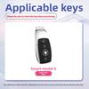 VRN2   Car Remote Key Case Cover For Mercedes Benz A C E S G Class GLC CLE CLA GLB GLS W177 W205 W213 W222 X167 AMG