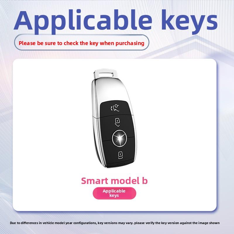 VRN2   Car Remote Key Case Cover For Mercedes Benz A C E S G Class GLC CLE CLA GLB GLS W177 W205 W213 W222 X167 AMG