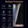 2PCS Privacy Tempered Glass Case For Samsung Galaxy S25/S26 Ultra Plus S 26 25 Edge Fingerprint-Unlock Anti-Glare Anti-Spy Glass