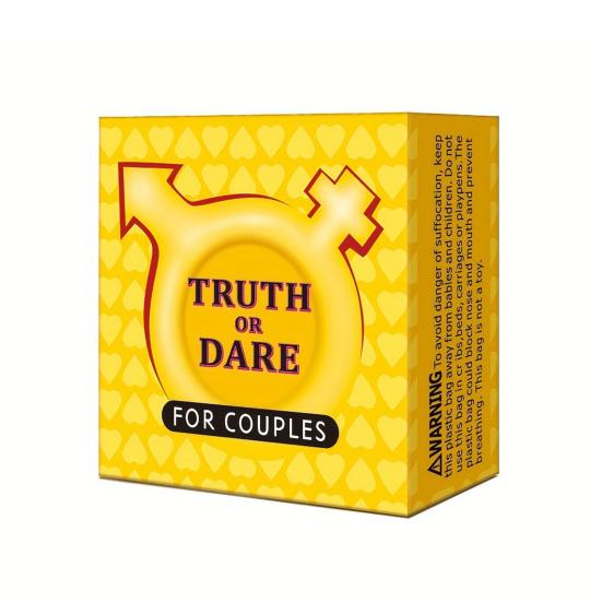 

Карточная игра «Правда или действие» Вопросы для близости Ответы Колода карт Интерактивные игральные карты для пары Парень Девушка 1pc