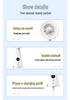 Compact USB Rechargeable Handheld Fan with Digital Display and 100 Speed Settings