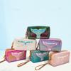 Fashion Lovely Cute Mermaid Pattern PU Leather Laser Bag Makeup Bag Storage Bag Cosmetic Bag