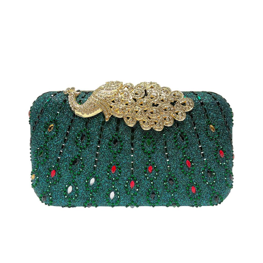 Bolso de Mano de Noche con Pedrería para Damas - Bolso Cruzado con Fragancia Estilo Francés - Bolso de Hombro Moderno