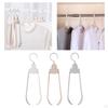 Foldable Travel Hanger, Collapsible Hanger Portable Folding Clothes Hangers for