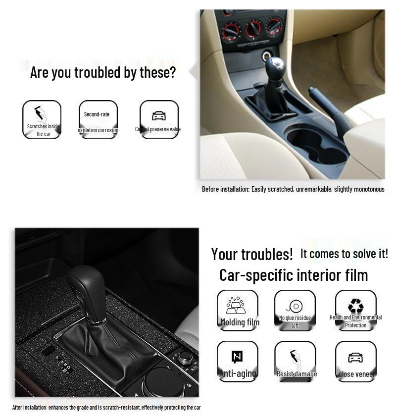 2020-21 Mazda CX30 Kohlefaser Armaturenbrett Schutzfolie