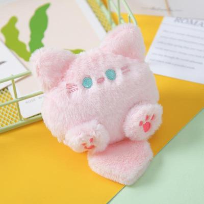 Niedliche Kätzchen Plüschbrosche - DIY Quietschendes Cartoon Anhänger Ornament