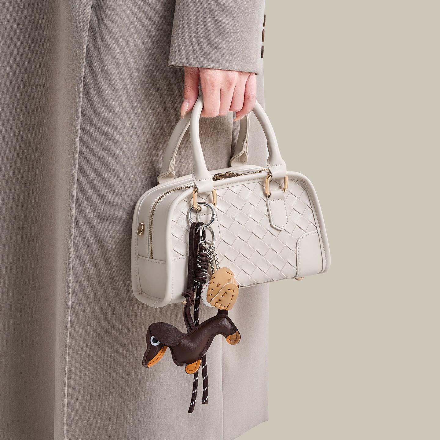 

Textured Handbag Women S Spring And Summer Mother Bag Large-Capacity Fashionable Shoulder Messenger Women S Bag