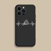 Sport Badminton Cool Phone Case For iPhone 17,16,15,14,13,12,Pro,Max,Plus,E,SE4,Air,Mini Black Soft Cover