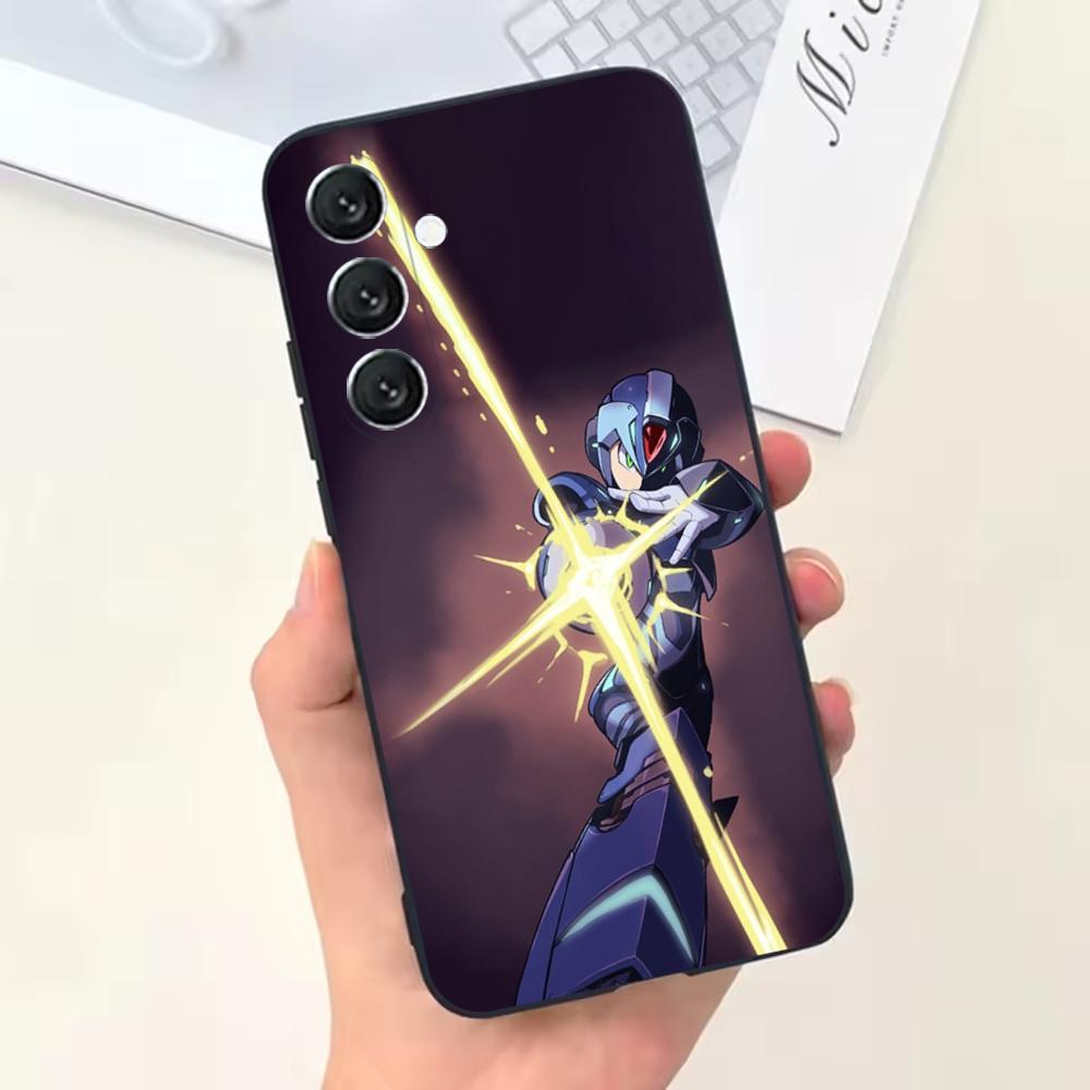 

R-Rockman M-Megaman Game Phone Case For Samsung Galaxy A13,A21s,A22,A31,A32,A52,A53,A71,A80,Soft Black Shell Samsung a70