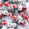 12Pcs Christmas Baubles for Christmas Tree Hanging Ball Ornament for Wedding Winter Holiday Party Table Centerpieces