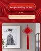 Luxurious Handmade Chinese Knot Pendant for Living Room or Front Door Decor