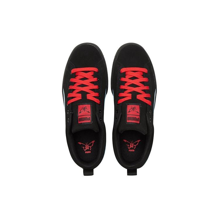(WMNS) PUMA Dua Lipa x Mayze Suede 'Black Blue Glow' Women's 387294-05