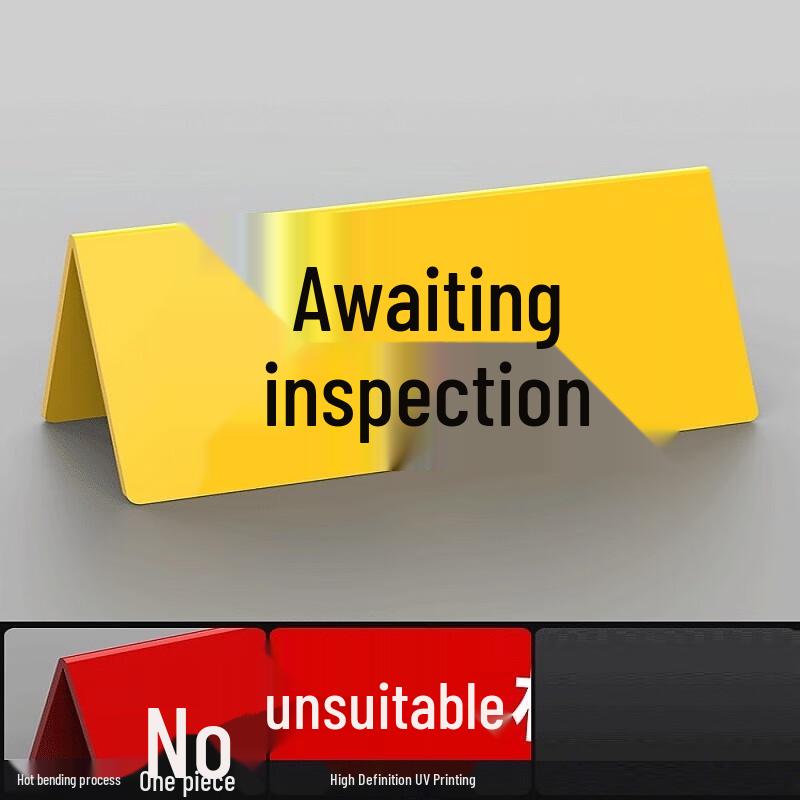 Baiduoyang Acrylic Triangular Reminder Sign