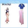 One Piece Nico Robin Skirt Anime Cosplay Costume Halloween Tops Decorated Perfect For Comic Exhibitions And Party Events.