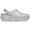 Crocs Comfortable Casual Hole Shoes Women's Silver