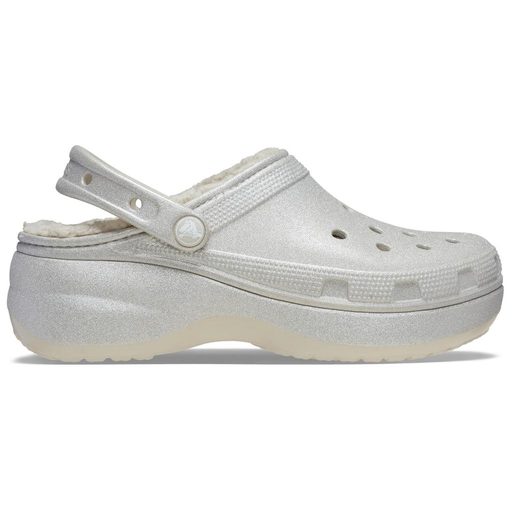 Crocs Comfortable Casual Hole Shoes Women's Silver