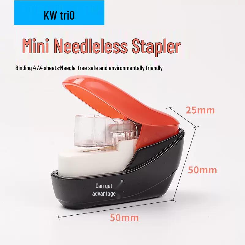 Kede You 5399 Effort-Saving Mini Stapleless Stapler for Safe Desktop and Child Use
