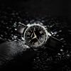 Business Quartz Sports Mens Watch PU Leather Strap Analog Digital Display Date Function Business Sport Watch