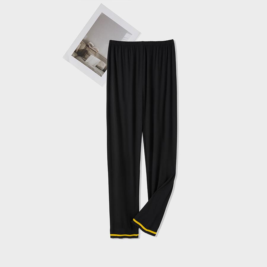 

Мужские хлопковые пижамные штаны с двойными карманами 2024 года — легкие, повседневные, весна/осень XXL