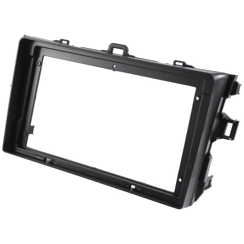 9 Inch Car DVD Frame Audio Dash Trim Kits Panel Radio Player Screen 2 Din For Toyota Corolla 2007-2013 Parts