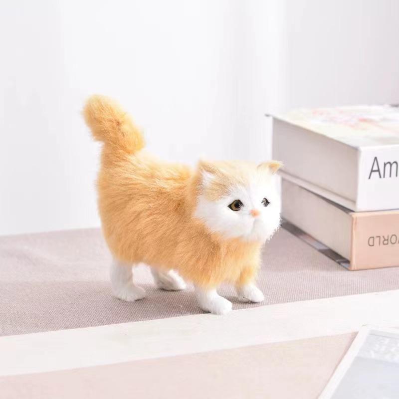 Creative Walking Cat Ornament for Children & Girlfriend - Perfect Souvenir or Gift