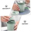 COHEALI Microwaveable Soup Cup with Lid, Portable Breakfast Cup, Food Container, Drink Container, Kids Lunch Container, Double-Walled Design, Heat Ins