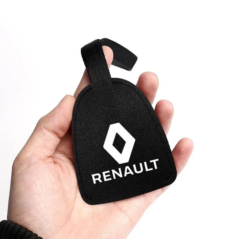 Car Seat Back Storage Hooks Portable Car Headrest Hook Emblem For Renault Megane 3 2 4 CC Clio 4 Koleos Clio Laguna 2 3 Duster R888