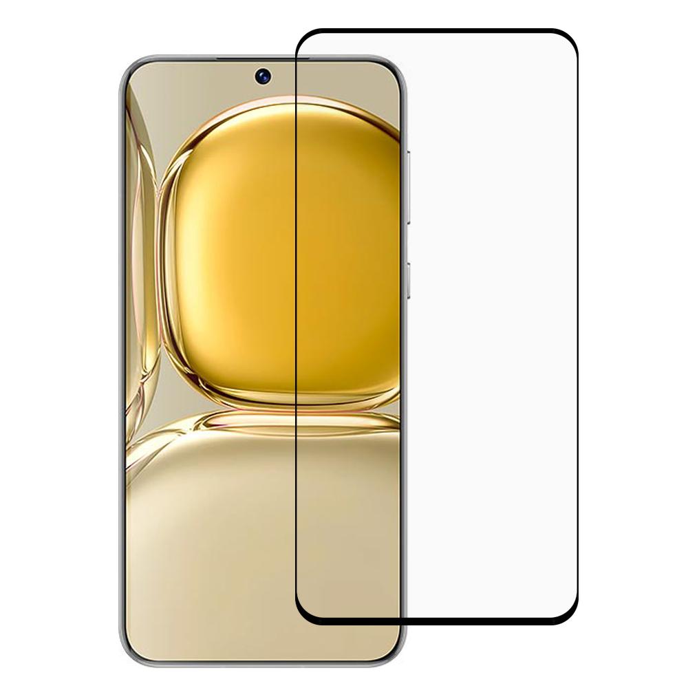 CALANS 3D Gebogen (Seitenleim) Vollständig abdeckender gehärteter Glas-Displayschutz für Huawei P50 Pro