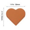 2Pcs Portable Heartshaped Corner Page Marker Vintage Multicolor Leather Bookmark Book Decorative Creative Reading Bookmarks Books