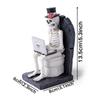 Funny Skeleton Halloween Desktop Decoration Figurine Ideal for Gaming Setup Computer Desk Organizer Funny Office