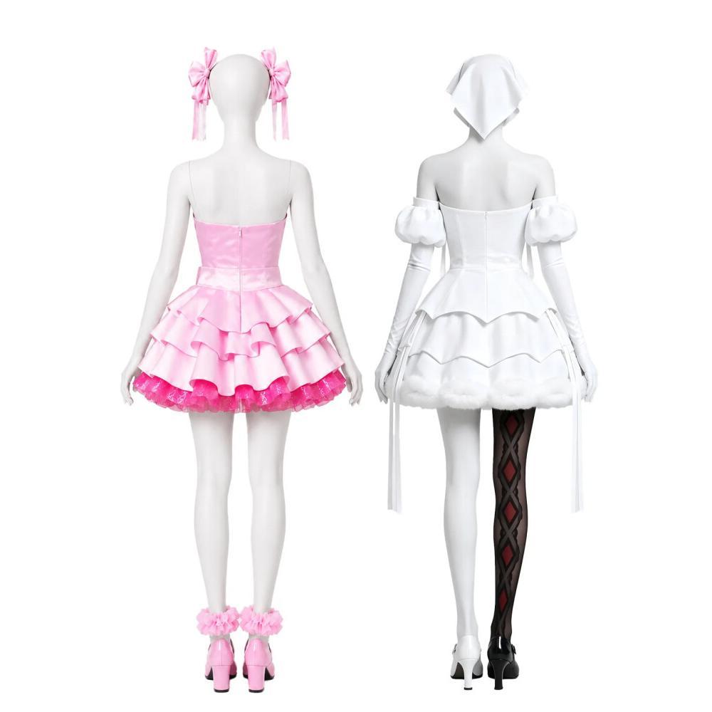 Alien Stage Zombie Stage Mizi Sua Cosplay Kostüm Weißes Kleid Komplettes Set Damen Halloween Comic Con Anime Rollenspiel Outfit