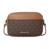 Jet Set Coated Canvas With Polyester And Polyurethane Camera Bag Crossbody Bag Small Women's Brown 35R6GTVC5B-BROWN
